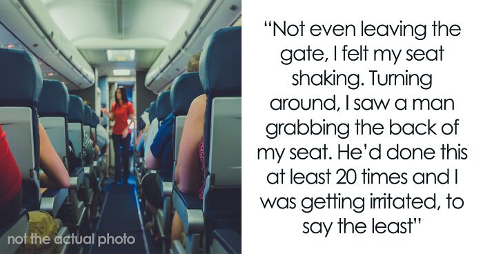 Petty Revenge: Guy Won’t Stop Shaking Passenger’s Seat In Front Of Him On Plane, Gets Nasty Surprise