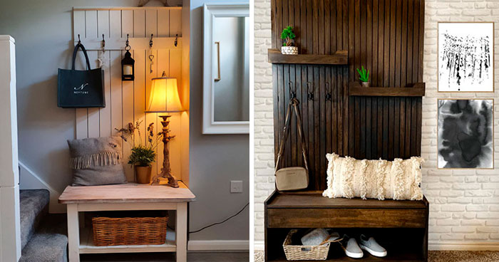 20 Stylish Hall Tree Ideas for Your Entryway or Mudroom