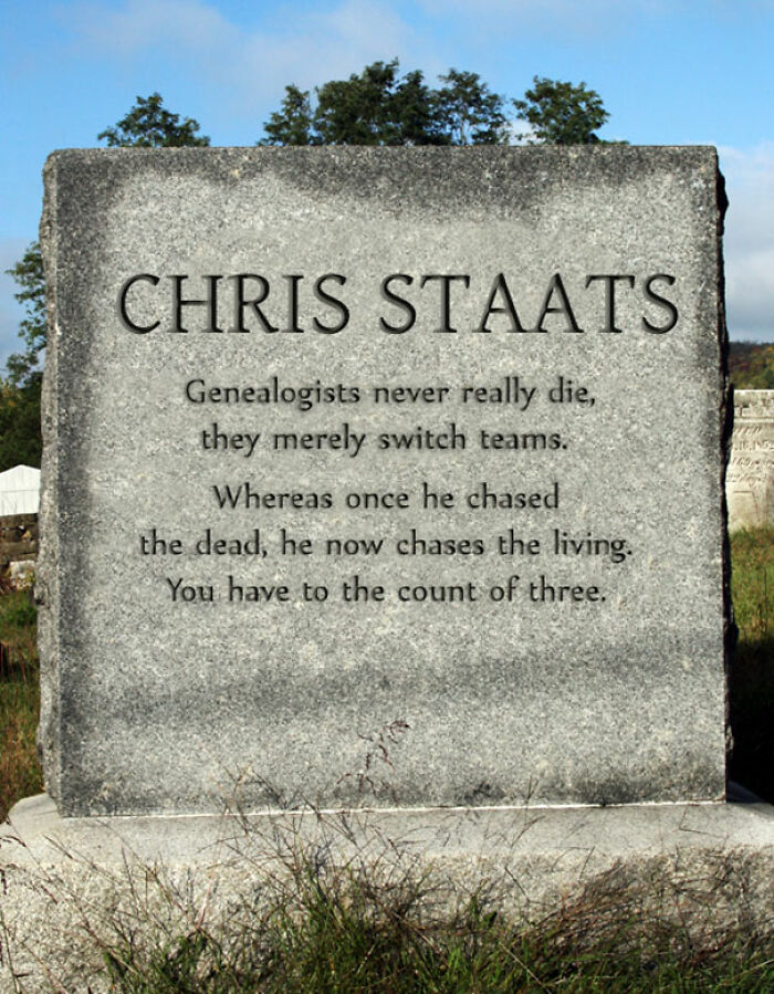 Genealogists Never Really Die