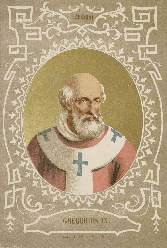Portrait of Pope Gregory IX