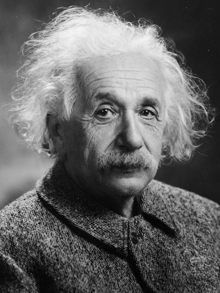 Portrait of Albert Einstein in 1947