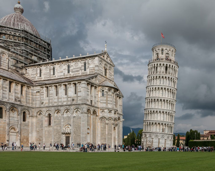 The Leaning Tower Of Pisa in Pisa, Italy
