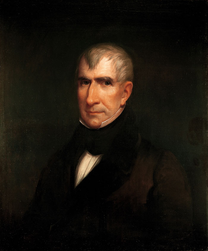 Portrait painting of William Henry Harrison