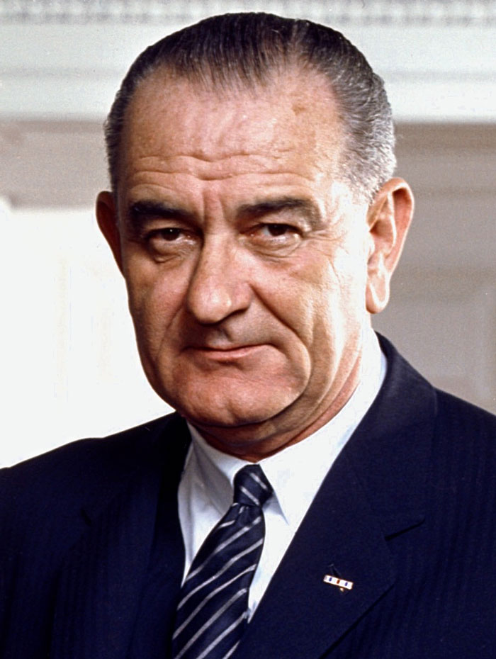 Photo portrait of President Lyndon B. Johnson