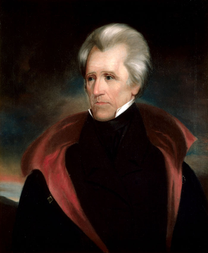 Portrait painting of Andrew Jackson