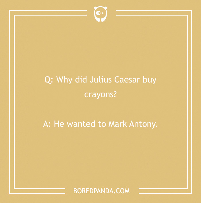 history joke about julius caesar