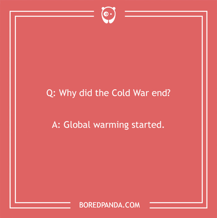 history joke about the cold war