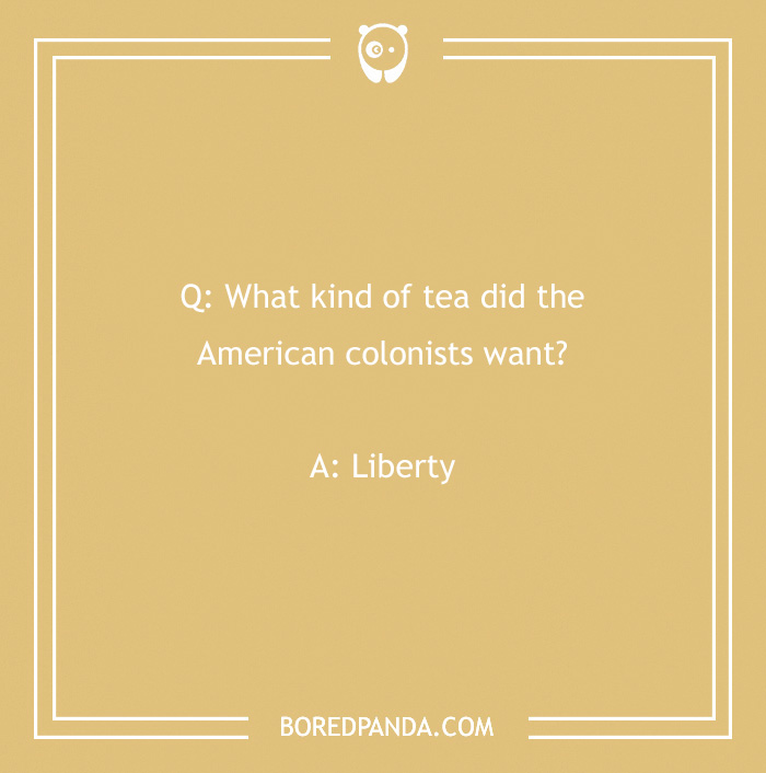 history joke about american colonists