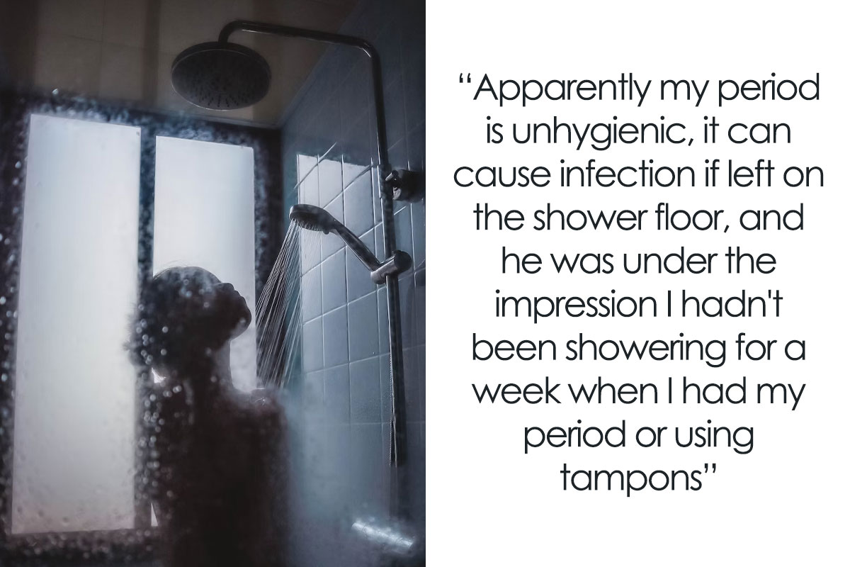 Woman Laughs In Guy's Face After He “Bans” Her From Using The Shower On Her  Period