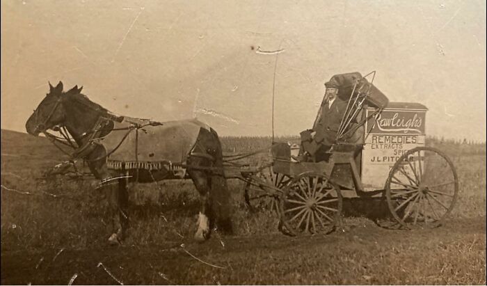 My Great Grandfather Was A Farm-To-Farm Medicine Man Around 1900