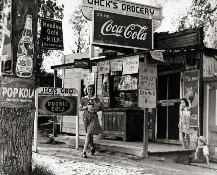 A Country Store Somewhere In Oklahoma, 1940