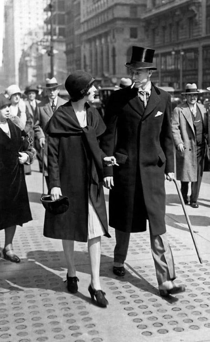 The Elegance On The Streets Of New York City In 1928