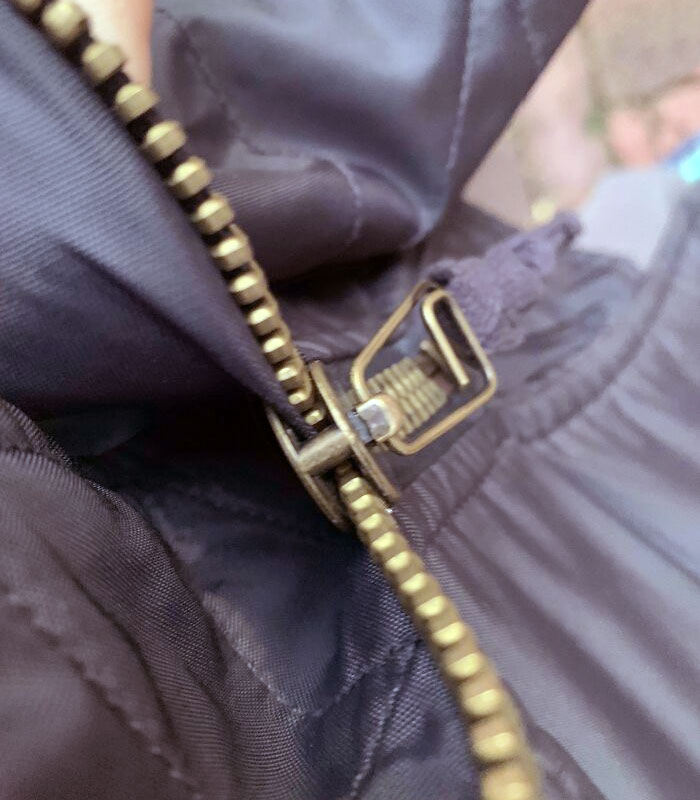 When The Material Gets Stuck In The Zipper