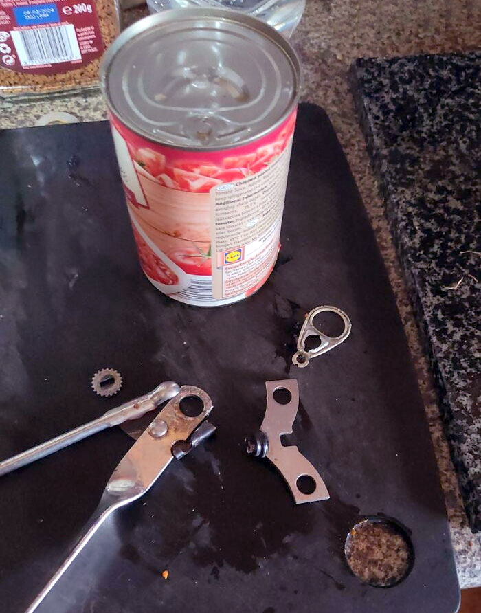 Ring Pull Broke. Then The Can Opener Broke