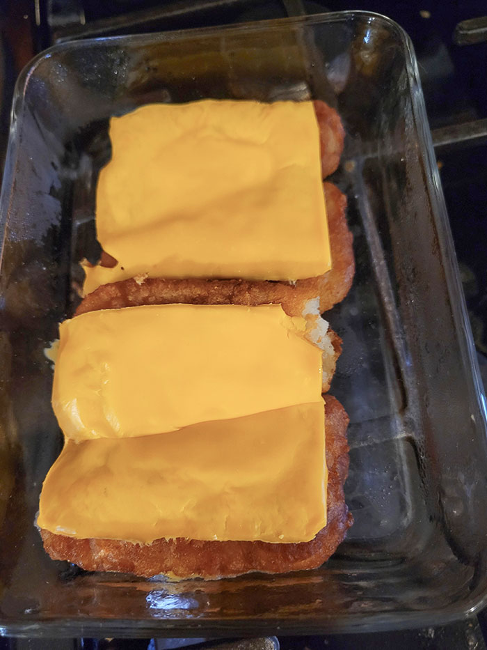 Great Value Sliced Cheese Changed The Formula And No Longer Melts For Me. This Was After 2 Minutes In The Microwave