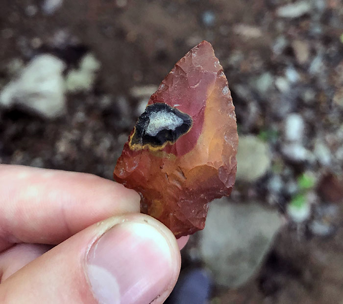 Found An Arrowhead In A Dried-Up Stream