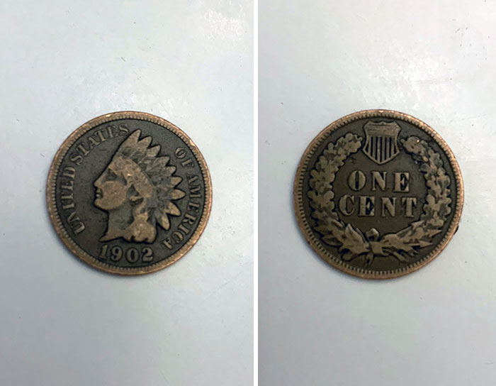 This Penny I Found From 1902