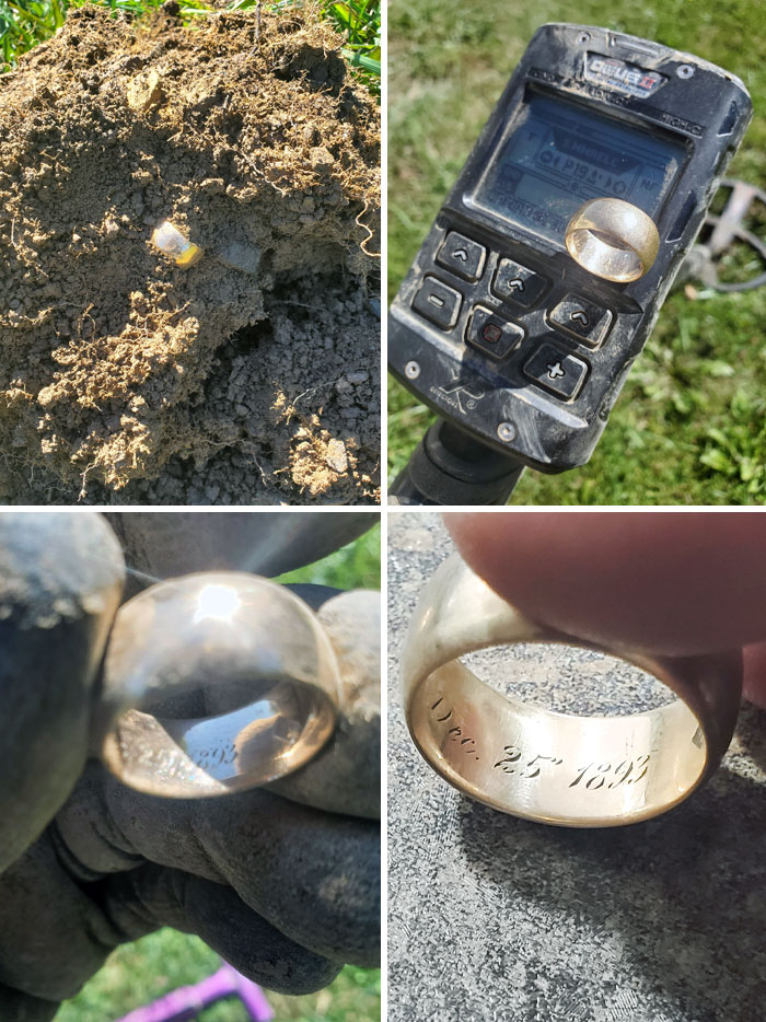 Today, I Found A 1893 Wedding Ring In Virginia