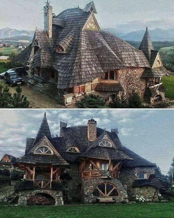 Witch House. Wooden Cottage , Tatra Mountains , Poland