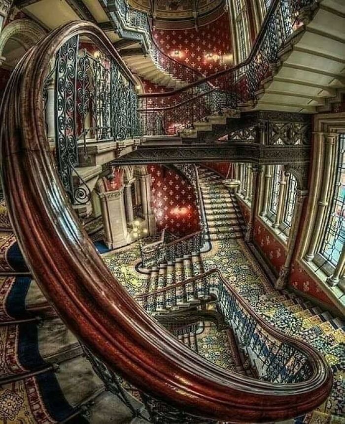 St Pancras Renaissance Hotel Staircase