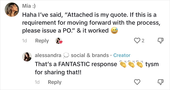 Woman Shows How Companies Try To Steal Creative Ideas From You Woman Shows How Companies Try To Steal Creative Ideas From You