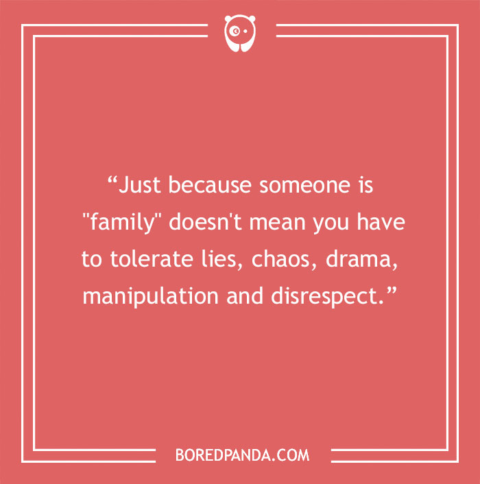 Quote about family and disrespect