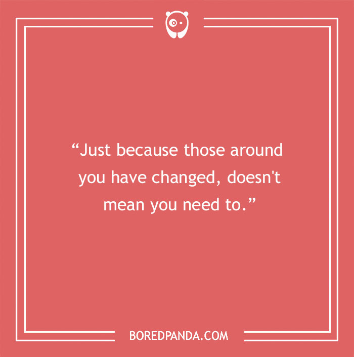 Quote about changing