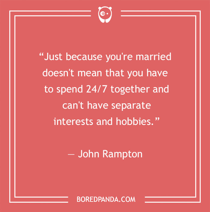 John Rampton quote about marriage