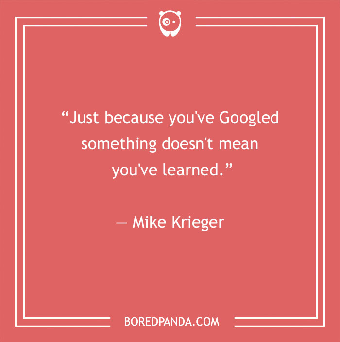 Mike Krieger quote on knowledge