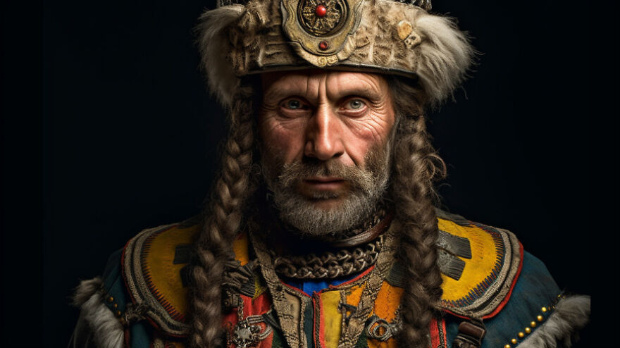 Portraits Of Warriors Of The World Made By Ai