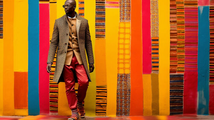 Afro-Colorism Fashion Photos Made By AI (5 Pics)
