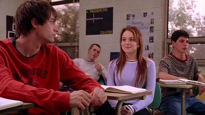 Scene from Mean Girls movie