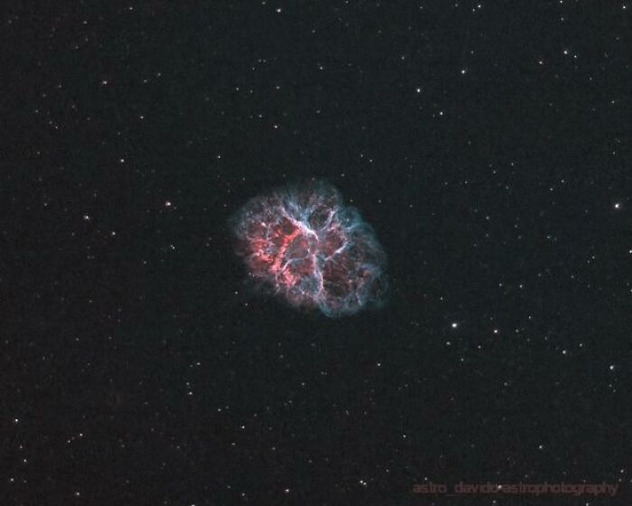 A photograph of M1 - The Crab Nebula