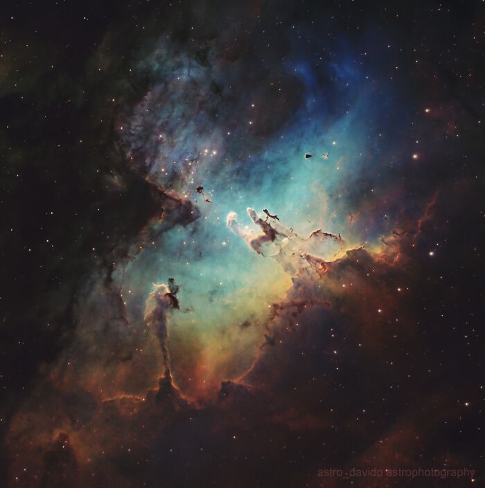 A photograph of M16 - The Eagle Nebula