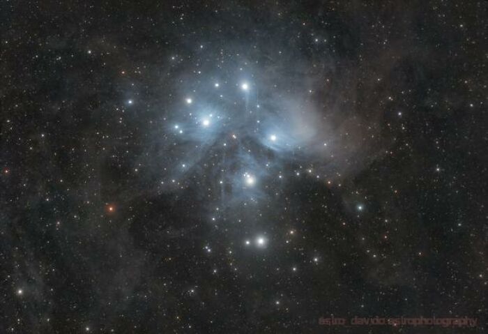 A photograph of M45 - The Pleiades