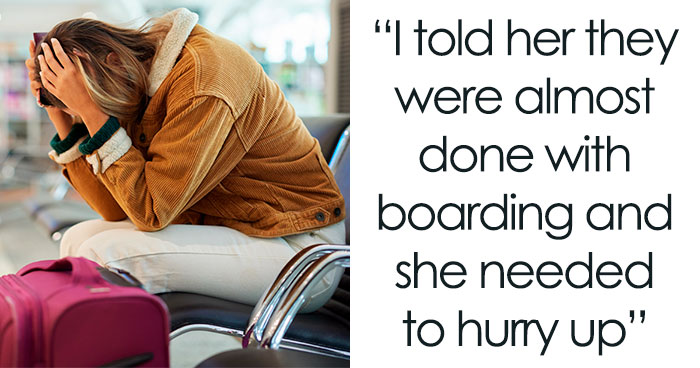Man Is Done With Wife Always Making Them Miss Flights, Boards Plane Alone And Leaves Her Behind