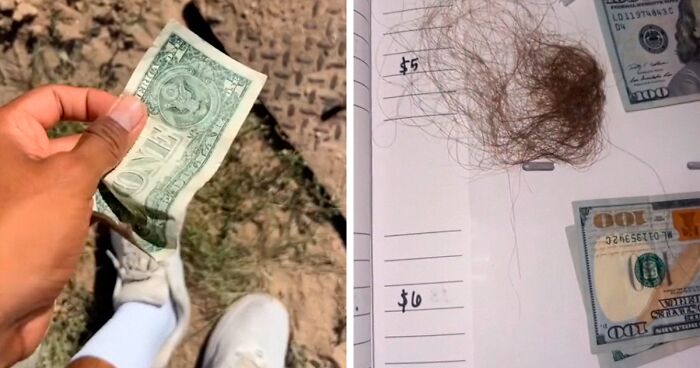 Person Goes Viral After Finding A “Sketchy” Stash Of Money Buried In The Sand