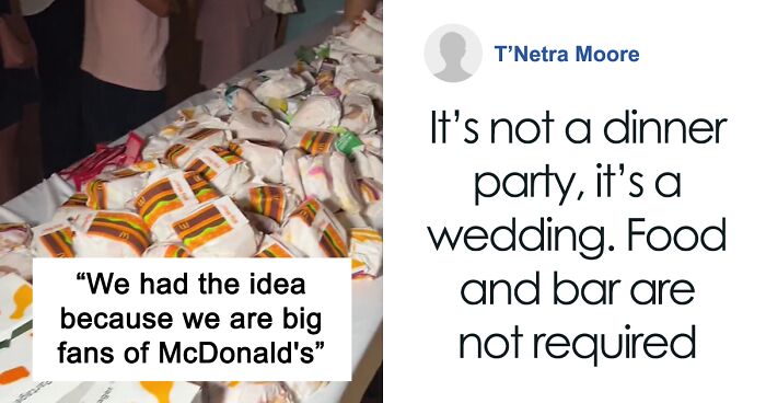 Couple Goes With Unorthodox Decision Of Catering McDonald’s, It Ends Up Being A Hit
