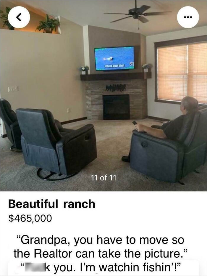 Maybe Grandpa Comes With The House If You Buy It