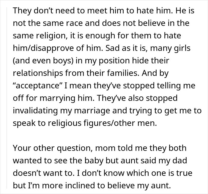 Woman Infuriates Her Parents By Not Going On A 10-Hour Flight So They Can See Their Grandbaby Woman Infuriates Her Parents By Not Going On A 10-Hour Flight So They Can See Their Grandbaby