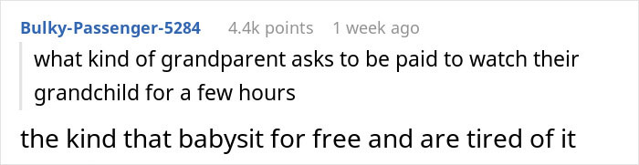 Grandma Refuses To Babysit For Free, Her Daughter Goes Online To Vent Grandma Refuses To Babysit For Free, Her Daughter Goes Online To Vent