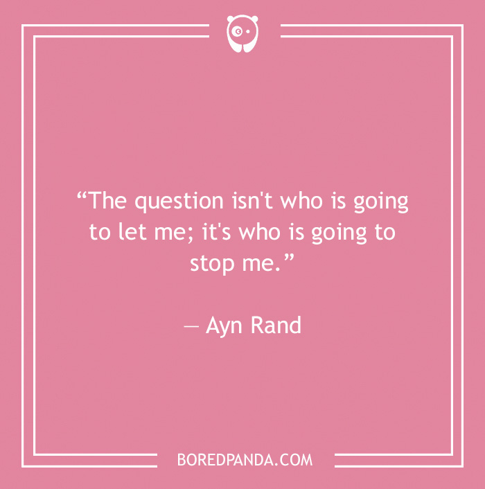 Ayn Rand quote on being persuasive 