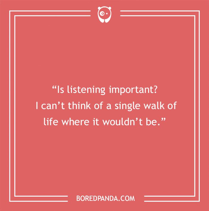 Morgan Freeman quote on listening