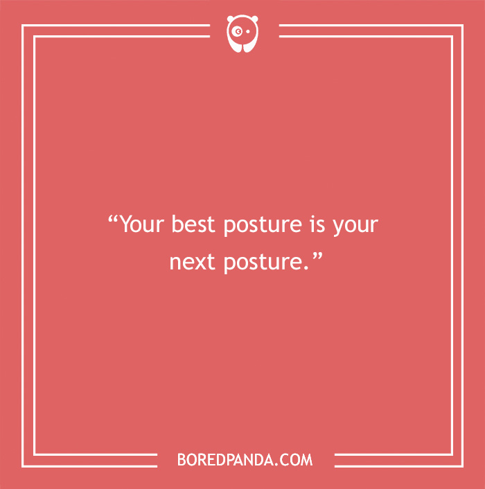 Morgan Freeman quote on posture