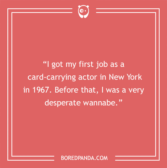 Morgan Freeman quote about his first job