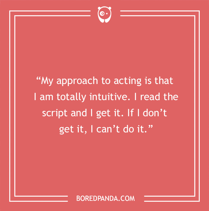 Morgan Freeman quote on intuitivity