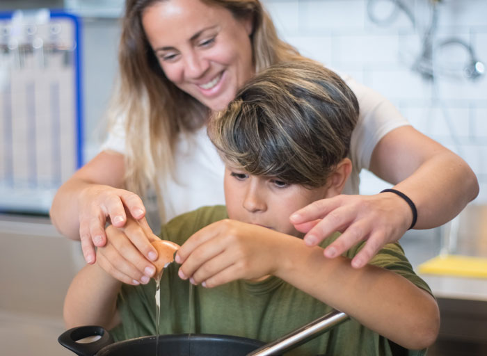 Woman Under Fire By Her Mother For Just Attempting To Teach 15 Y.O. Son Basics Of Cooking