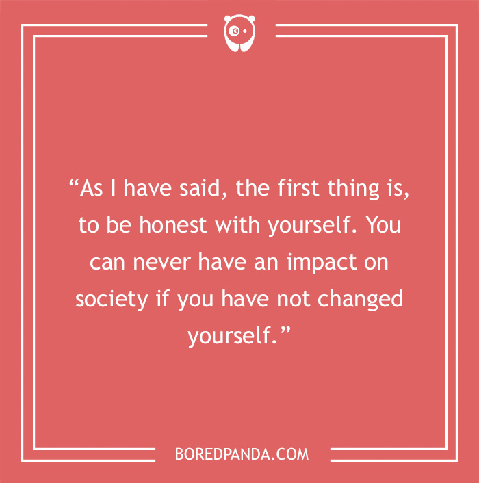 Nelson Mandela quote on being honest with yourself 