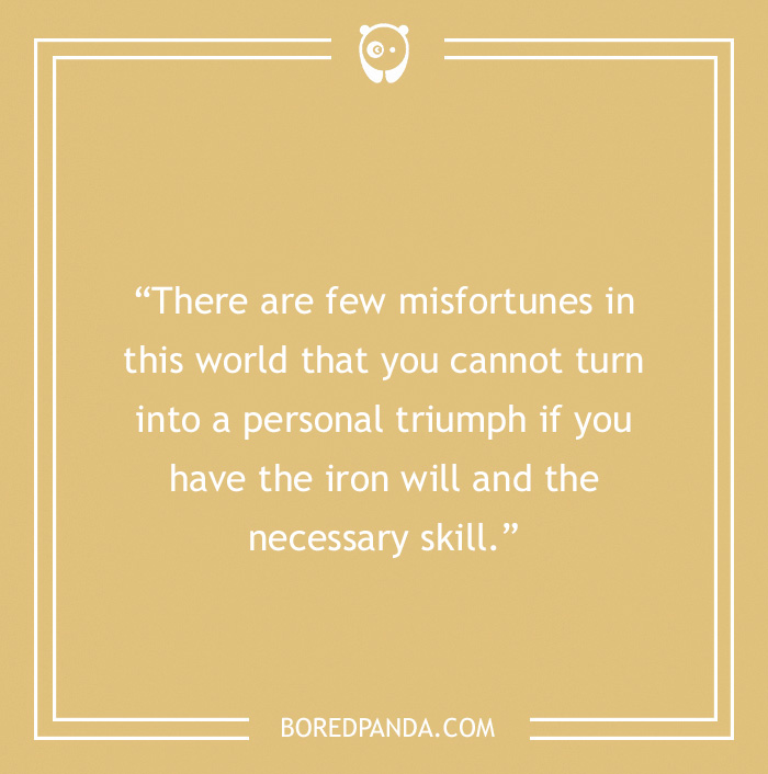 Nelson Mandela quote on misfortunes