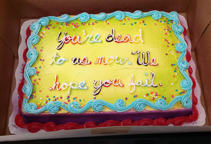 Going Away Cake For A Much Loved Coworker. He Will Be Missed